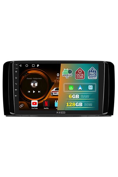 MaxTech Navigatie Mercedes R-class R300/R350 2006-2015 dedicata, 6 GB Ram 128 GB Rom OctaCore, Carplay