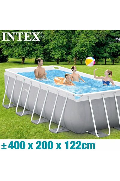 Nose Intex Prism Frame 26790NP Pool, 4mx2mx122cm, with pump and ladder