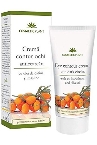 Cosmetichane Cremă anticearcăn, CosmeticPlant, 30 ml, ulei de cătină și măsline