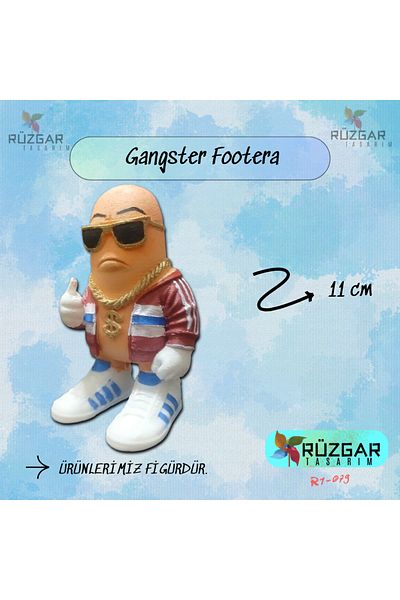 Rüzgar Tasarım  Footera Tung Tung Sahur Character 11 cm Figure