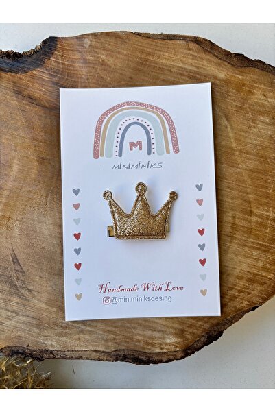 Miniminiksdesing Gold 2-Piece Buckle Set with Swan Accessories