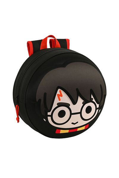 Boston Ghiozdan 3D Harry Potter, Negru, 31 x 31 x 10 cm
