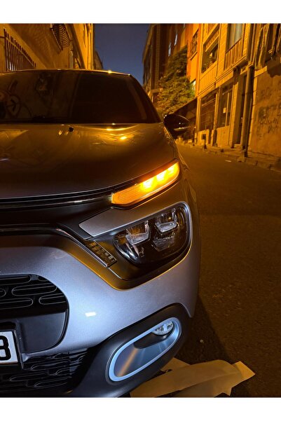 Citroen C3 Far Sticker Set Turuncu