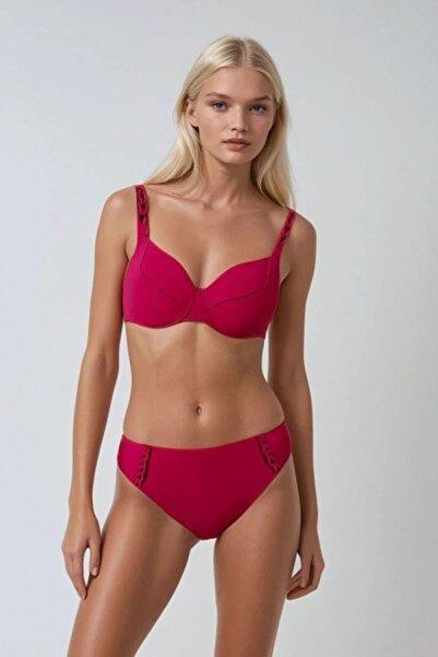 Kom Bustless Wire Thick Edge Flux Drape Detail Recovery Bikini Set