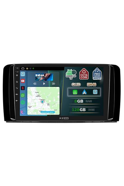 MaxTech Navigatie Mercedes R-class R300/R350 2006-2015 dedicata, 8 GB Ram 128 GB Rom OctaCore, Carplay