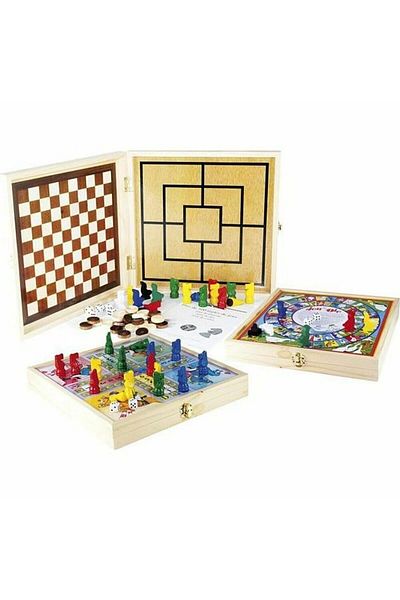 Luxana Board game, Wooden box, 30 cm