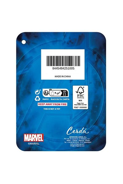 The Avengers The Avengers double pencil case, red, 22.5 x 8 x 10 cm