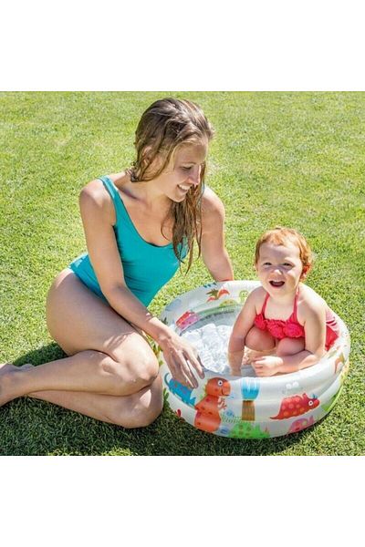 Nose Intex Inflatable Pool, Beach Buddies, 3 Rings, 61 x 22 cm