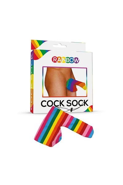 Willie B. Willie pantyhose, rainbow pattern, men, one size