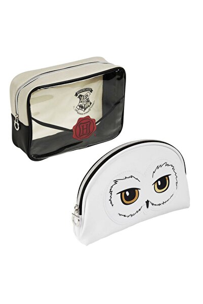 Boston Set de genți toaletă Harry Potter, 2 piese, alb, transparent