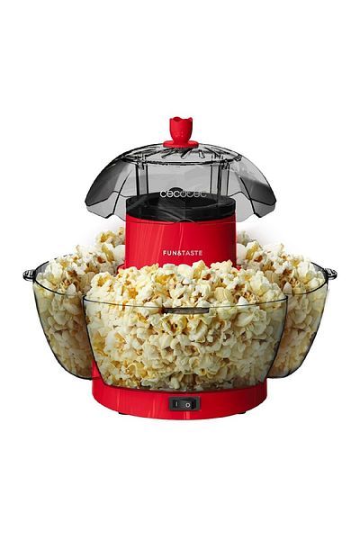 CECOTEC Aparat de Popcorn, Fun&Taste P'Corn Lotus, 1200W, 4.5L