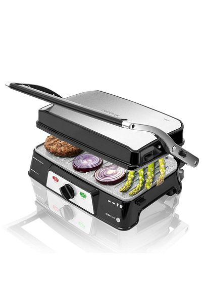 CECOTEC Grill electric 2 în 1, Cecotec 1500W, piatră antiaderentă