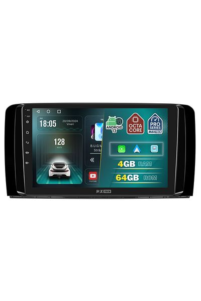 MaxTech Navigatie Mercedes R-class R300/R350 2006-2015 dedicata, 4 GB Ram 64 GB Rom OctaCore, Carplay