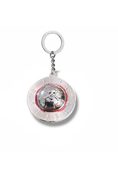 Herşey Nota One Piece Luffy Straw Hat Keychain |   Anime Themed Unisex Accessory
