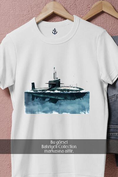 Bahriyeli Collection oversized Υποθαλάσσιο - Μπλουζάκι Unisex με σχέδιο υποθαλάσσιου