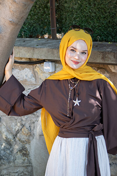 CHALE Pure Pamuk Serisi - Nude - %100 Pamuk Şal