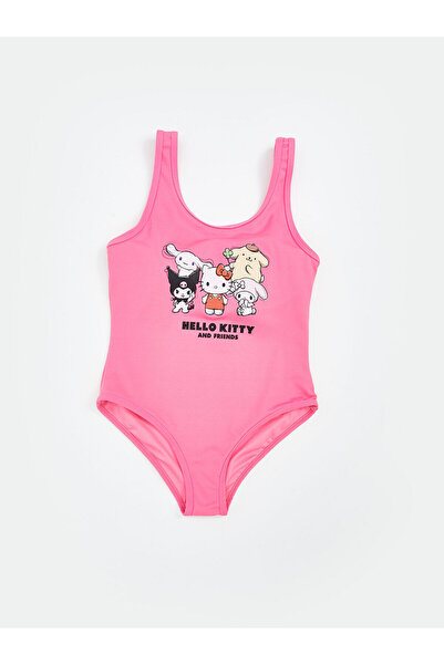 LC Waikiki Costum de baie pentru fete cu imprimeu Hello Kitty, sezon nou, mar...
