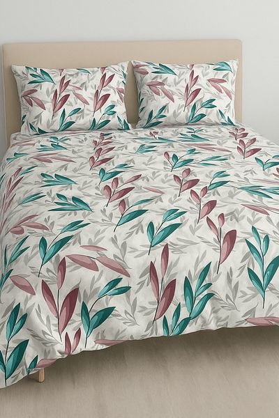 Madame Home Cotton Double Duvet Cover Set Without Sheets Suitable for Daily Use