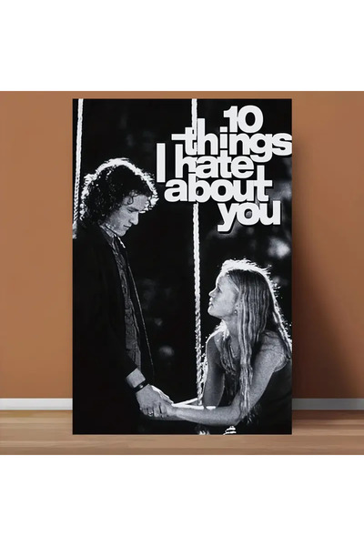 512 STORE 10 Things I Hate About You Estetik Duvar Dekor Film Çerçevesiz Poster