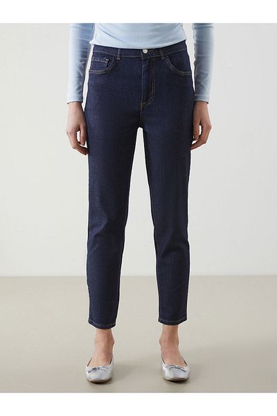 LC Waikiki Pantaloni de damă Slim Mom Jean