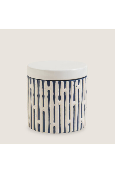 Chakra Mare Pamukluk - 10X12 Cm Beyaz-Mavi