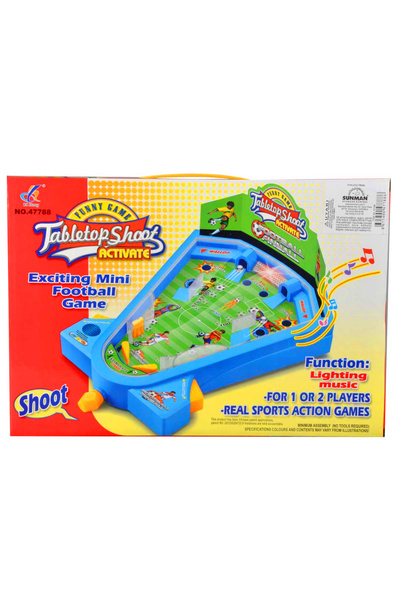 Genel Markalar MASAÜSTÜ TİLT MİNİ FUTBOL OYUNU 47788 TABLETOP SHOOT MÜZİKLİ I...