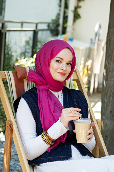 CHALE سلسلة القطن الخالص - عاري - شال قطن 100%