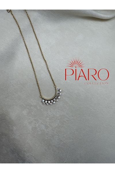 Piaro Collection Vip Necklace with Baguette Stones