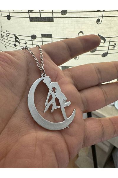 Herşey Nota Moon Warrior Figured Keychain |   Anime Girl Themed Unisex Accessory