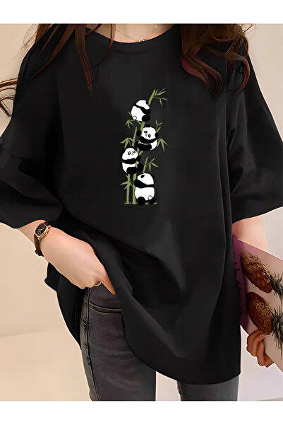 NOFLEN ΜΙΚΡΟ ΠΑΝΤΑΖΙΑ ΜΕ ΣΤΑΜΠΑ OVERSIZE TEE