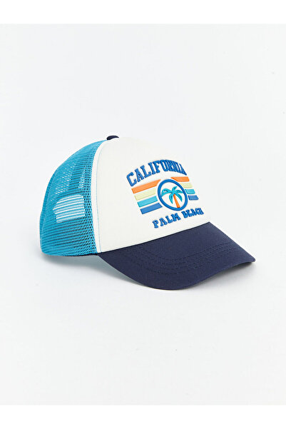 LC Waikiki Trendlucky Boys' Cap with Printed Mesh Detail