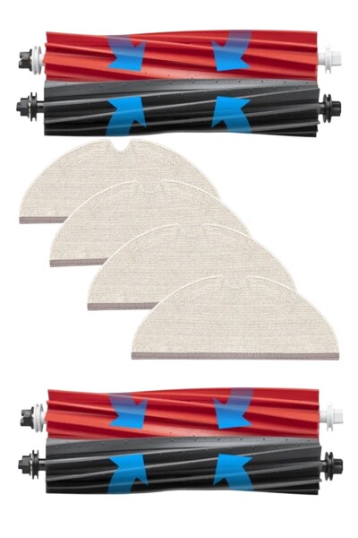 ROPALDE مجموعة قطع غيار متوافقة مع مكنسة Roborock Q5 Pro / Q5 Pro + (Plus) ال...