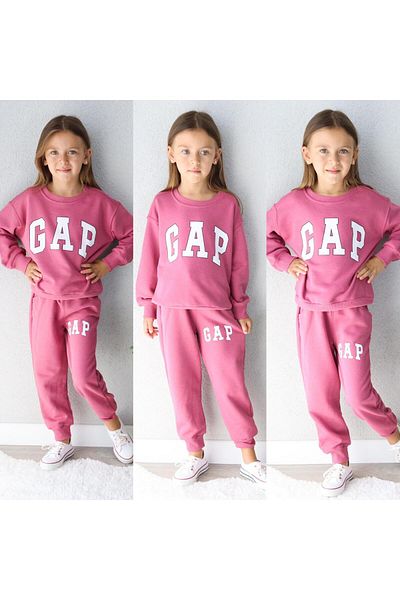 Amur Girl Tracksuit Set 2 Yarn Fabric