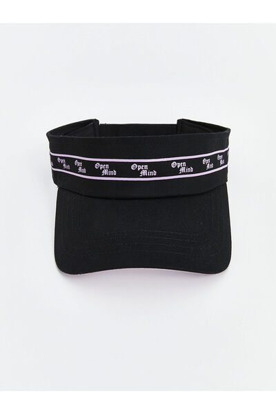 LC Waikiki Vizyon New Season Women's Visor Hat with Text Embroidery