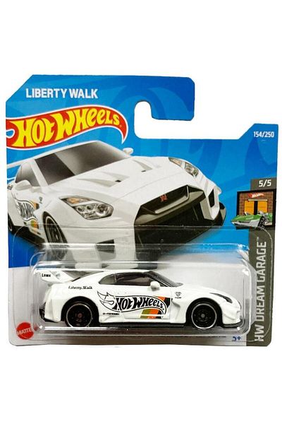 HOT WHEELS Masinuta Metalica Hot Wheels, LB-Silhouette Works GT Nissan 35GT-RR, Alb, 1:64