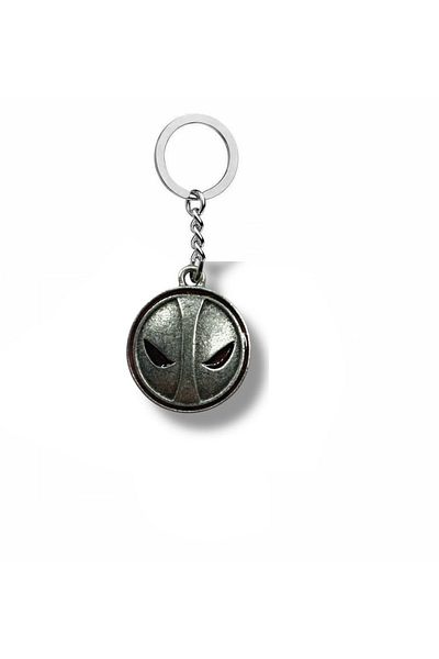 Herşey Nota Superhero Keychain with Deadpool Mask |   Marvel Themed Unisex Accessory