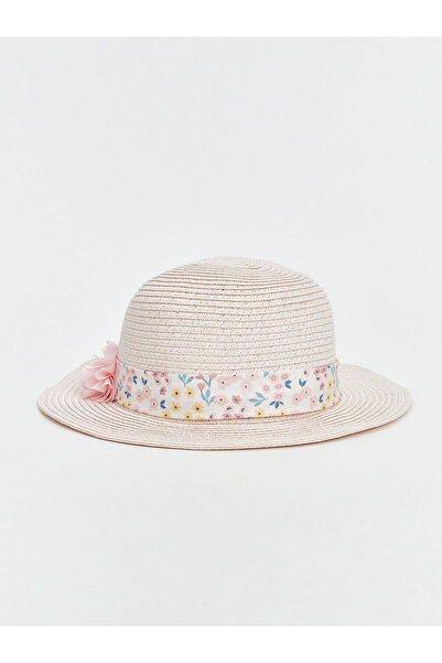 LC Waikiki قبعة LCW Baby Flower Baby Girl من القش