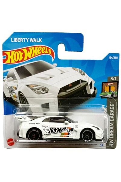 HOT WHEELS Masinuta Metalica Hot Wheels, LB-Silhouette Works GT Nissan 35GT-RR, Alb, 1:64