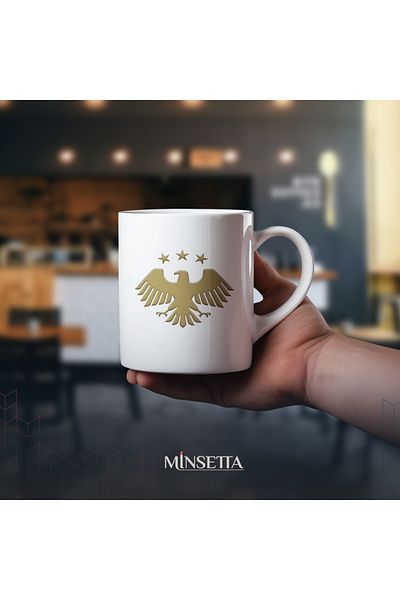 Minsetta Shop كأس النسر السوري |   كوب مطبوع على الوجهين