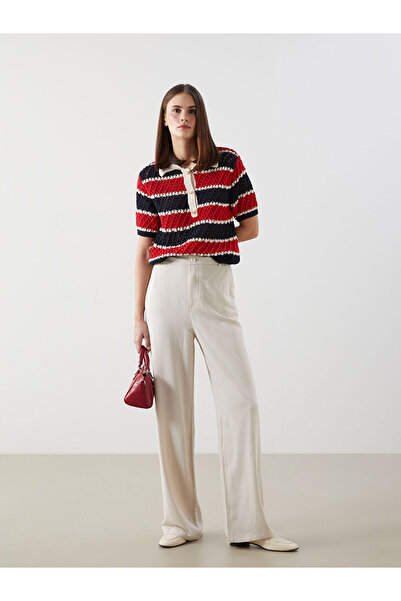 LC Waikiki Γυναικείο παντελόνι Dar Fit Linen Blend