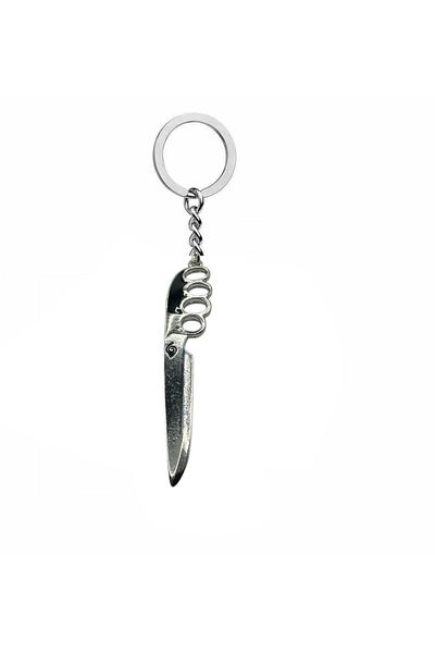 Herşey Nota Knife Figured Keychain with Holder |   Unisex Accessory with Mini Dagger Design