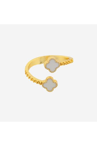 İMRAN GOLDEN CLOVER RING