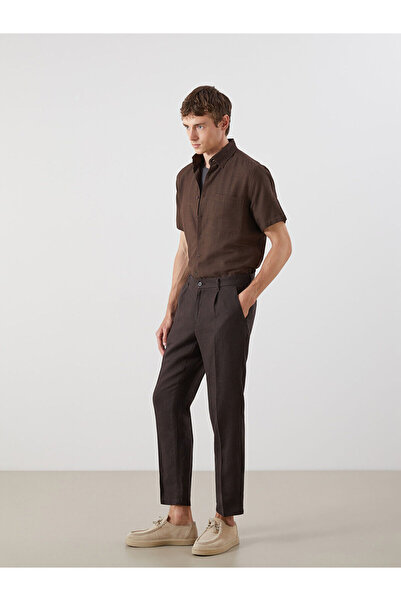 LC Waikiki Nevavm Standard Fit 100% Linen Men's Trousers with a Difference