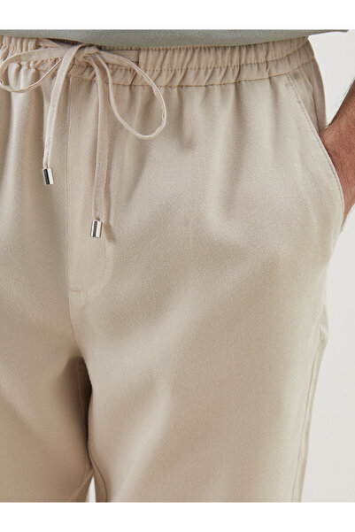 LC Waikiki Standard Mold Men's Trousers with Elastic Waist