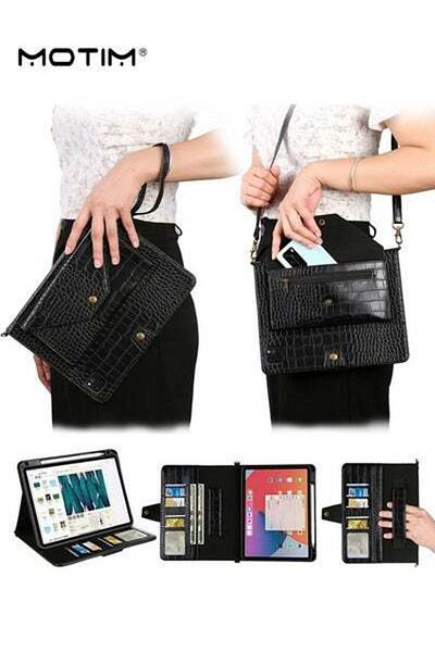 MOTIM iPad Pro 11" Leather Tablet Sleeve Bag/Handbag (2nd/3rd/4th Gen Air4/Air5)