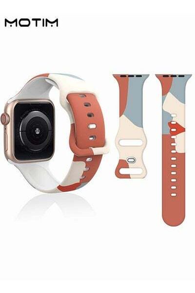 MOTIM Morandi Color Sport Bands Compatible with Apple Watch Band 42mm 44mm 45mm 49mm