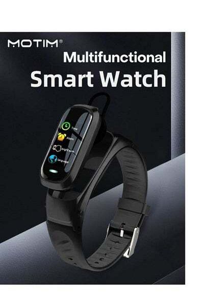 MOTIM Smartwatch with with LCD Display, Waterproof Touch Screen Sleep Quality Tracker