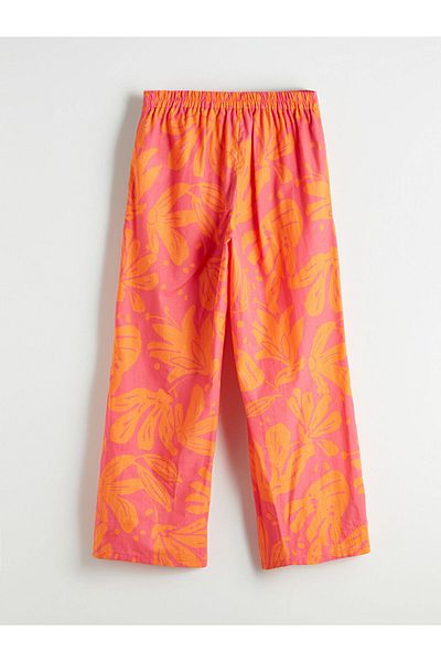 LC Waikiki New Season Patterned Women's Trousers with Elastic Waist - S5Qe88Z8