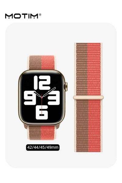 MOTIM Nylon Loop Band Adjustable Braided Sport Strap, Replacement Band Women Men for iWatch Ultra