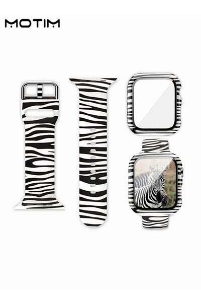 MOTIM Rugged Apple Watch Band with Case for iWatch Series 9, Ultra 2, Ultra, 10/9/8/7/6/5/4/3/2/1, 45mm,